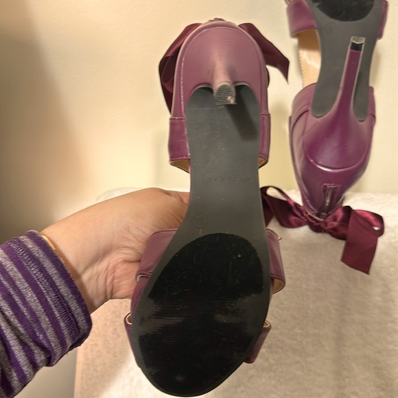 Metaphor Size 8M Plum color High Heel Shoe. - Picture 6 of 12
